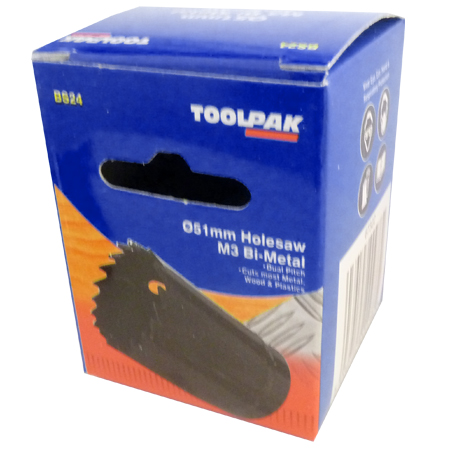 Holesaw Bi- Metal 51mm Toolpak 